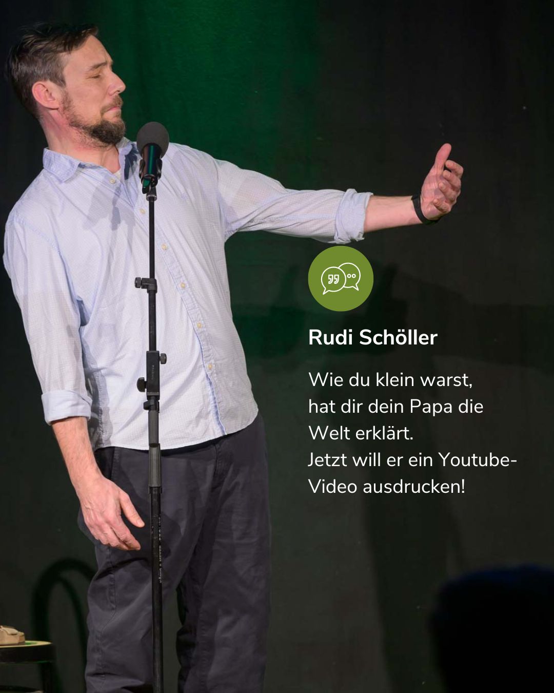 Rudi Schöller auf der KU.BA Bühne - wir bringen die Newcomer nach Groß-Enzersdorf, Wittau