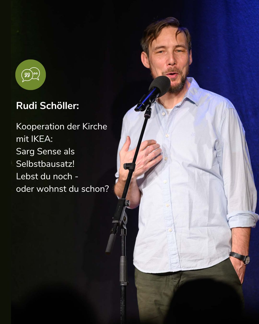 Rudi Schöller auf der KU.BA Bühne - wir bringen die Newcomer nach Groß-Enzersdorf, Wittau