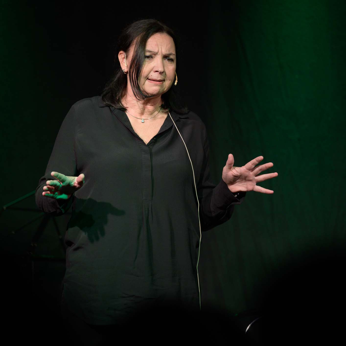Maria Tödling auf der KU.BA Bühne Maria Tödling auf der KU.BA Bühne