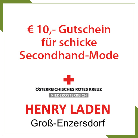€ 10,- Gutschein Henry Laden Groß-Enzersdorf