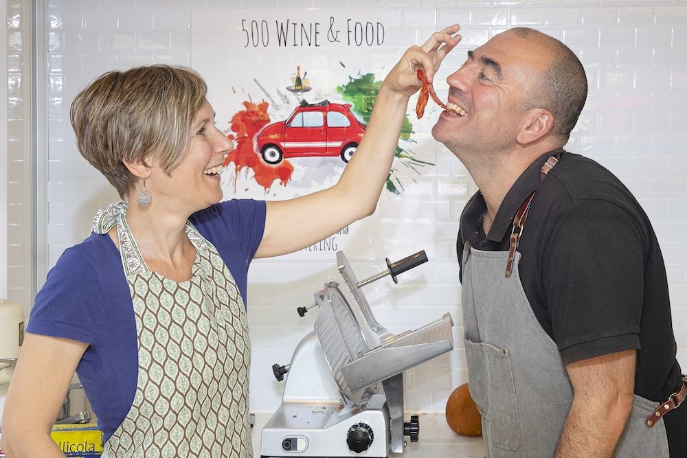Italienische Spezialitäten beim KU.BA Auftakt Alexandra & Michele von 500 Wine & Food